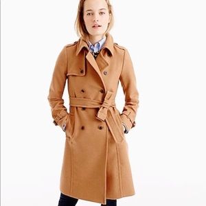 Cashmere & Wool J Crew Nello Gori tan coat